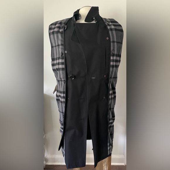 BURBERRY Kensington Gabardine Lined Trench Coat Size 52 REGULAR - Picture 12 of 16